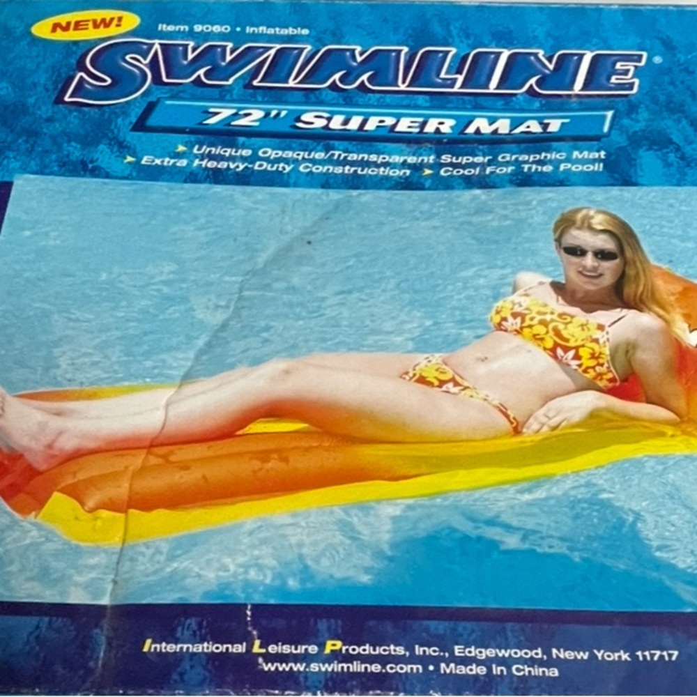 Swimline 72" Super-Graphic Mat  Inflatable